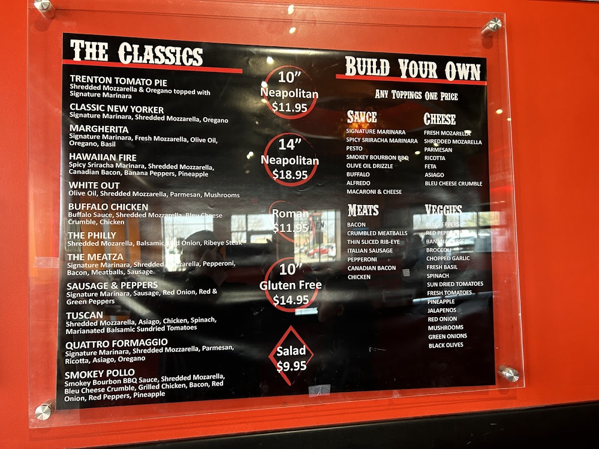 Menu 1000 Degrees Pizza - Mankato, Mn-1