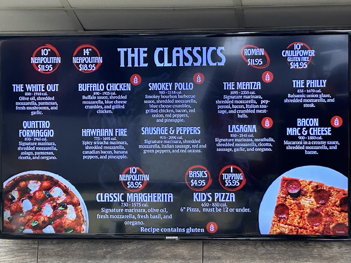 Menu 1000 Degrees Pizza - Mankato, Mn-2