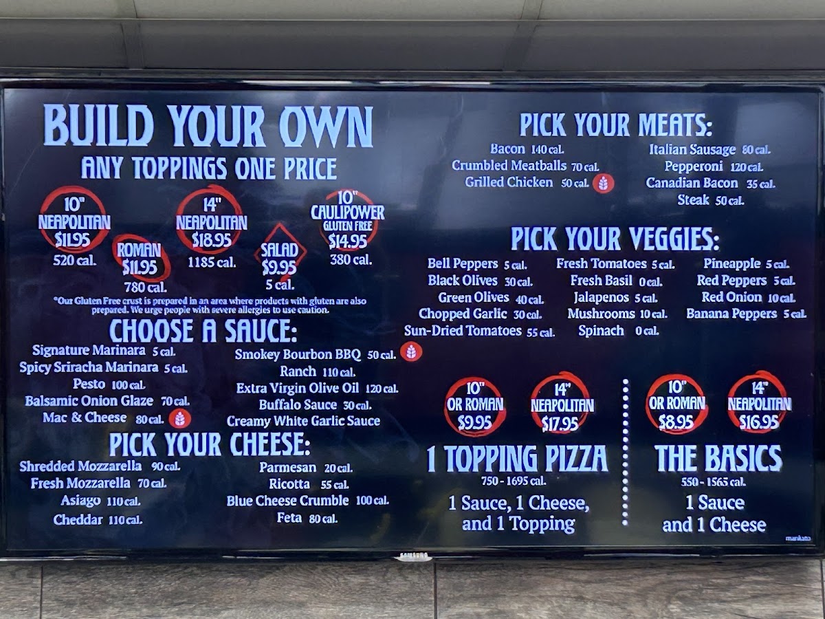 Menu 1000 Degrees Pizza - Mankato, Mn-4