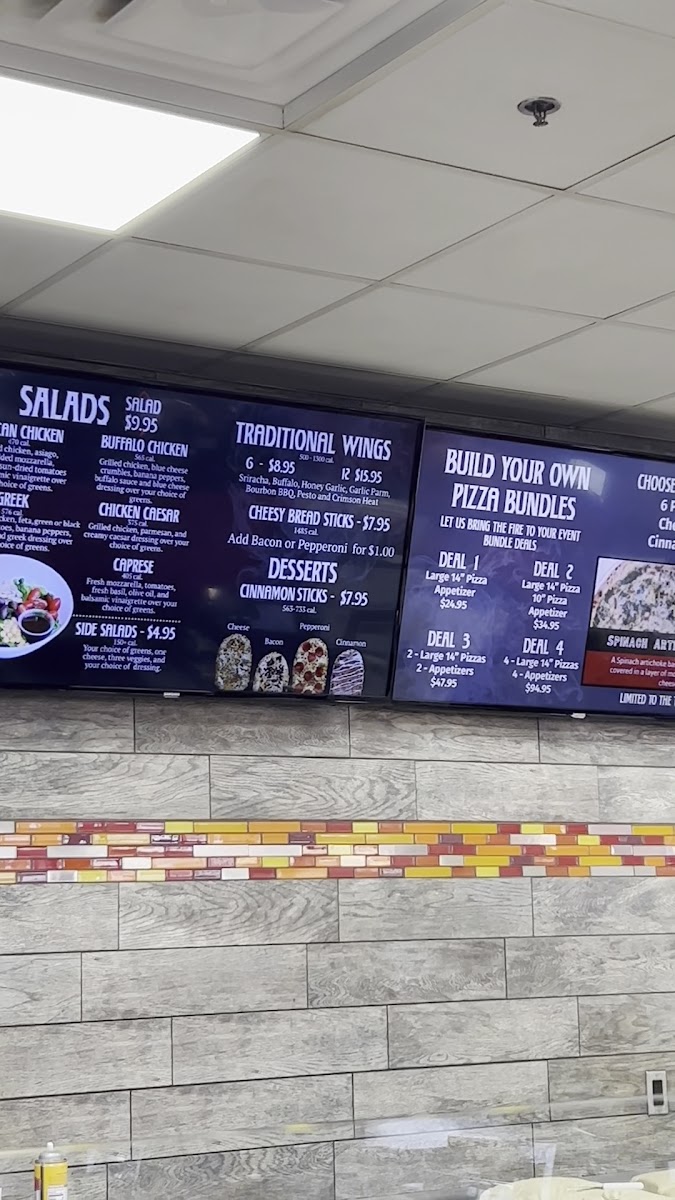 Menu 1000 Degrees Pizza - Mankato, Mn-5