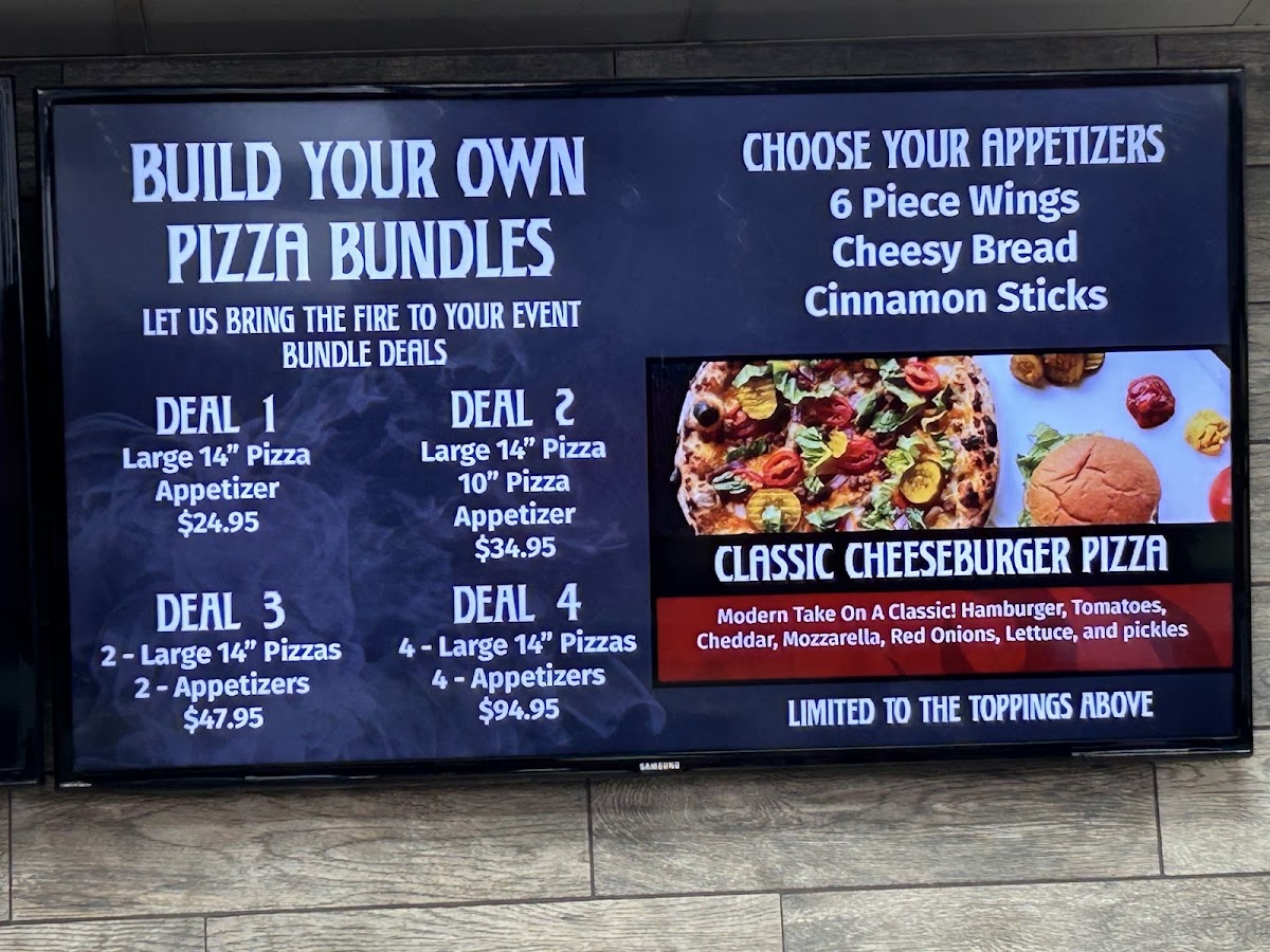 Menu 1000 Degrees Pizza - Mankato, Mn-7